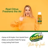 OdoBan Aroma Eliminator, 360-Degree Continuous Spray Natural Oil Real Citrus Air Freshener, Toilet Spray, 2-Pack, 10 Ounces Each, Orange Scent