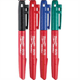 Milwaukee 48-22-3106 INKZALL Fine Point Colored Markers (4 Pack)
